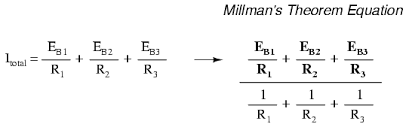 According to millman's theorem, if there are n voltage sources with n internal resistances respectively, are in parallel, then these sources are replaced by? Chapter 10 Br Section E 6 Br Millman S Theorem Revisited