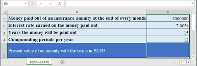 How To Use Pv Function In Excel Function Excel Investing