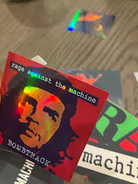 13 Random Rage Against the Machine Stickers + 2 Holographic Stickers!