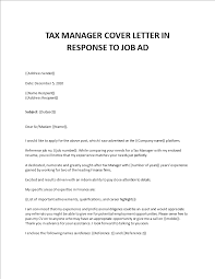 A guide to playing up the skills you have Tax Manager Cover Letter For Job Ad