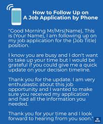 The language used should be simple and easy to understand. Job Application Follow Up Email Examples