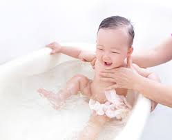 Babies should be bathed in much lower temperatures than what would be acceptable for an older child or adult. Bath Time Safety Babysparks