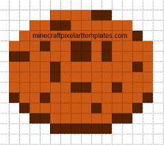 How to make pixel art in minecraft. Cookie Minecraft Pixel Art Pixel Art Templates Minecraft Art