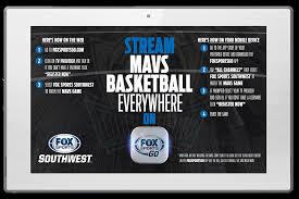 Anyone else have this issue? Live Stream Mavericks Games With Fox Sports Go Fox Sports