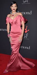 Rihanna Wearing A Zac Posen Red Carpet Dress Red Prom Dress Red Evening Dress Red Carpet Fashion