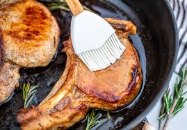 Butter, pork loin, house seasoning, adobo, soy sauce, balsamic vinegar. How To Brine Pork Chops Video Plus Pan Fried Pork Chop Recipe
