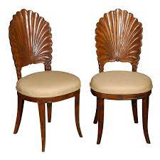 1920 s wood carved shell chairs these are beautiful art deco chair deco chairs carved furniture