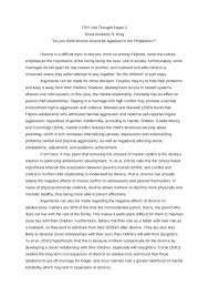 Below is another example of a position paper that you could use as a reference. Pdf Should Divorce Be Legalized In The Philippines