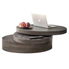 14900,00€ l 140 x d 140 x h white oval storage coffee table with drawers stone gold base. Get The Carson Small Oval Rotatable Coffee Table Black Oak Christopher Knight Home From Target Now Accuweather Shop