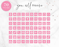 Minimal gradient ios 14 app icons Hot Pink Iphone App Icons Blog Pixie