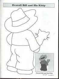 overall bill and the cat applique quilting quilts crafts coloriage apatosaure