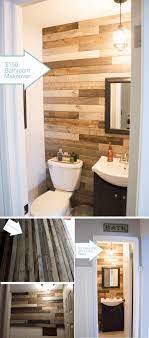 This solution is appropriate both in a spacious room and on small footage. 15 Beautiful Wood Accent Wall Ideas To Upgrade Your Space Homelovr Wood Paneling Makeover Bathroom Accent Wall Wood Wall Bathroom