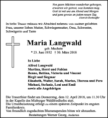 New york times tuesday, september 16, 2008 nyt crossword by michael langwald this web browser is not supported. Traueranzeigen Von Maria Langwald Trauer Anzeigen De