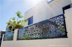 Decorative Fence Hexagon Lace Balcony Railing Design Entrance Gates Design Railing Design