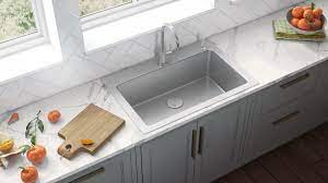 Kitchen sinks drop in 22x33 inches to meters. 33 X 22 Inch Drop In Topmount Kitchen Sink 16 Gauge Stainless Steel Single Bowl Ruvati Usa