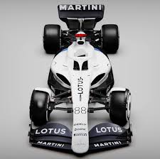 F1's hopes are that the new formula will bring more exciting. 2022 Lotus Martini F1 Livery Concept Sean Bull Design Facebook
