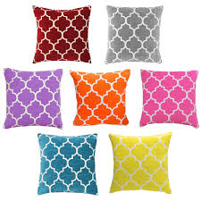 You will find your happiness among. Contemporary Moroccan Style Sofia Cushion Covers 45cm X 45cm Colourful Bright Ebay