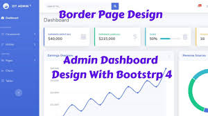 Bootstrap 4 Tutorial For Beginners Bangla 2020 Border Utilities Page D In 2020 Page Design Learn Web Design Dashboard Design