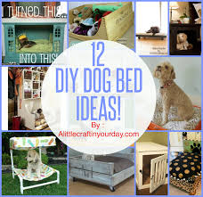 12 Diy Dog Beds A Little Craft In Your Day Diy Dog Stuff Diy Dog Bed Dog Bed