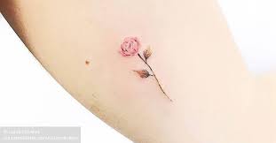 Watercolor clipart floral clipart pink watercolor diy invites greeting cards wedding flowers watercolor flowers you will receive: Tiny Pink Rose Tattoo On The Left Inner Arm