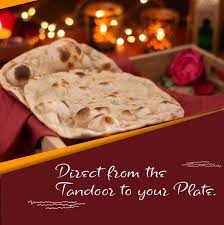 This Soft Bread Is The Perfect Combination To Any Curry You Order From The Menu Curry Tandoori Roti Fulfilling Meal Food Tandoori Roti Food Poster Design