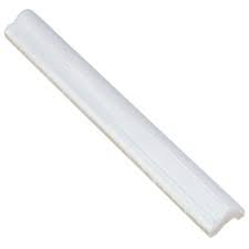 10 X 1 Ceramic Quarter Round Tile Trim In White Tile Trim Round Tiles Bullnose Tile