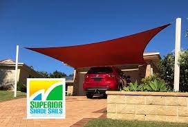 Another Installation By Superior Shade Sails 5 Point Carport Driveway Shade Sail In Parkinson Brisbane To View More Of Our Shade Sail Carport Carport Shade