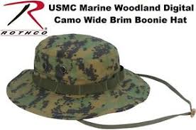 Details About Woodland Digital Camouflage Usmc Military Tactical Wide Bucket Boonie Hat 5827