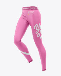 Download Women S Leggings Mockup Front Half Side View In Apparel Mockups On Yellow Images Object Mockups