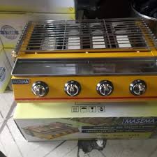 Kompor pemanggang ini menggunakan bahan bakar gas. Jual Kompor Panggang 4 Tungku Sosis Bakar Ayam Ikan Sate Panggangan Gas Jakarta Pusat Irsya Oll Shop Tokopedia