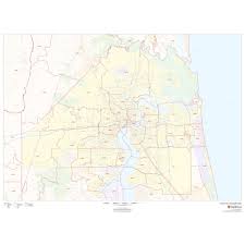 Jacksonville is the most populous city in florida, and is the largest city by area in the contiguous united states as of 2020. Jacksonville Florida Zip Codes The Map Shop