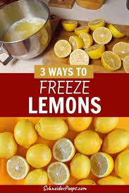 Freezing Lemons And Using Frozen Lemons Whole Slices Juice And Zest Schneiderpeeps Frozen Lemon Freezing Lemons Frozen Food