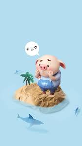 Hình nền chibi Lợn Con Ủn Ỉn 2019 cực cute cho điện thoại và máy ...