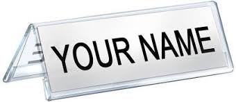 Desk name plate with card and pen holder / office sign / fathers day gift / christmas gift / 10 x 2.5 inches garosigns 5 out of 5 stars. Vr Creatives Acrylic 4 Inch Name Plate Holder Acrylic Signage Holder Table Desk Name Plate For Office Pack Of 2 Transparent Name Plate Holder Price In India Buy Vr Creatives