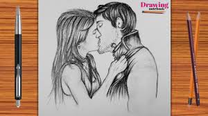 I can't remember the last time i kissed a girl. Drawing Boy And Girl Kissing Each Other How To Draw Boy And Girl Kissing Sketch Step By Step Youtube