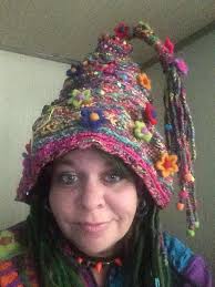 tiny scraps of fabric and thread upcycled to dreadlock beads :)