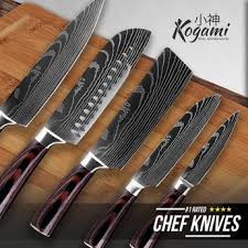 The Kogami Steel Premium Chef Knife Collection Puts All Others To Shame Expertly Crafted Razor Sha In 2020 Chef Knife Cool Kitchen Gadgets Knife Collection