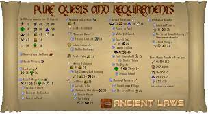 Welcome to the osrs pure guide on how to build a baby pure and also a training guide. Pure Quest And Requirements List 2007scape