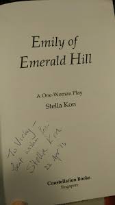 » emily of emerald hill. Emily Of Emerald Hill By Stella Kon Vicky S Writings