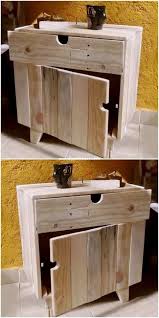 Brilliant Wood Pallet Side Table Wood Pallet Projects Wood Pallets Crate Furniture