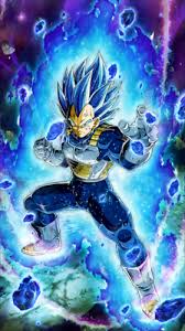 The evolved blue state is similar in appearance to the original transformation with a few notable differences. True Warrior Race Super Saiyan God Ss Evolved Vegeta Dragon Ball Z Dokkan Battle Wiki Fandom