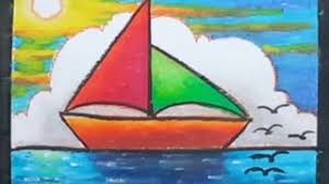 Gambar kapal pesiar untuk mewarnaikapal pesiar yang satu ini menjadi kapal pesiar terbesar di. Cara Gambar Kapal Layar Cara Menggambar Kapal Youtube