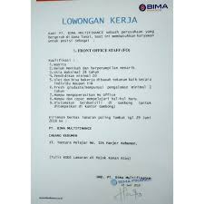 Cari lowongan kerja kurir untuk karir dan pekerjaan anda. Loker Kebumen Hari Ini Nasi
