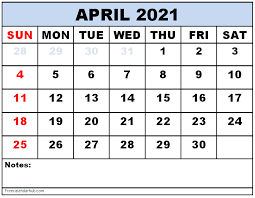 It's an ideal to use calendar both in the official and personal usage of. Free Printable April 2021 Calendar Template Editable Word Pdf Excel Calendar