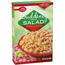 In separate bowl, combine next 4 ingredients. Betty Crocker Suddenly Salad Buffalo Ranch Limited Edition Pasta Salad 6 7 Oz Instacart