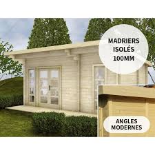 Les abris de jardin préfabriqués en panneaux sandwich isolants sur mesure pour aménager votre extérieur sont livrés en kit et montés par nos partenaires locaux. Chalet En Bois Massif 19m Isolation Madriers 100mm Gardy Shelter
