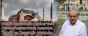 Bu, muhterem hüseyin yılmaz'ın kitabının başlığının alıntısı değil, çünkü sadece ayasofya başlıklı. Husnu Bayramoglu Agabey Den Cumhurbaskanimiza Ayasofya Mektubu Hizmet Vakfi 1973 Kur An I Kerim Ve Risale I Nur Hizmetleri