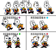I edited skid and pumps sprite sheet to replace skid with yoshi, might to  pump at a different time : rYosHi