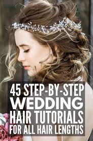 Introducing hair tutorials for shorter hair! Here Comes The Bride 45 Wedding Hairstyles For All Hair Lengths