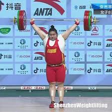 W li, mf goodchild, r church. Congratulations To Li Shenzhen Weightlifting Association
